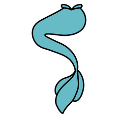 mermaid tail icon 