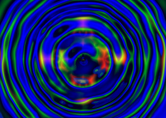 幾何学的な渦巻き模様