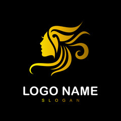elegance and beauty woman logo vector
