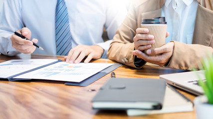 Teamwork Startup Project Planning making great discussion team Meeting working together, Brainstorming process job success in modern coworking office