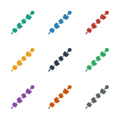 kebab icon white background