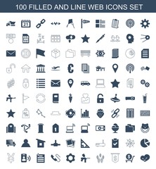 100 web icons