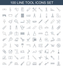 100 tool icons