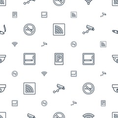 zone icons pattern seamless white background