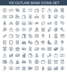 100 bank icons