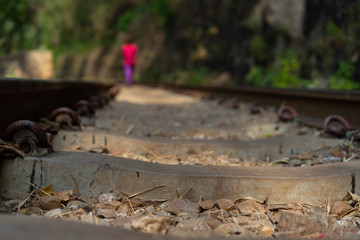 Death Railway danger create period World war two Sai Yok, Kanchanaburi Near Bangkok Thailand