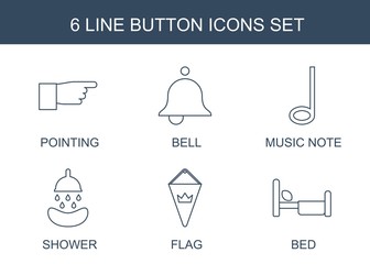 6 button icons
