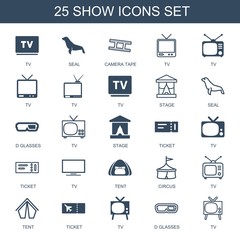 25 show icons