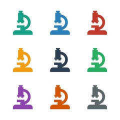 microscope icon white background