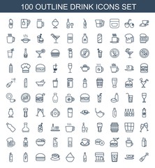 100 drink icons