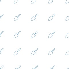 trowel icon pattern seamless white background