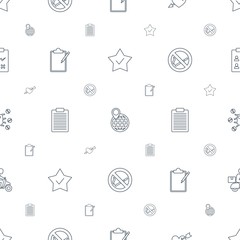 mark icons pattern seamless white background