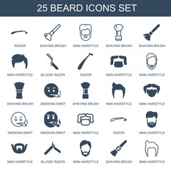 25 beard icons
