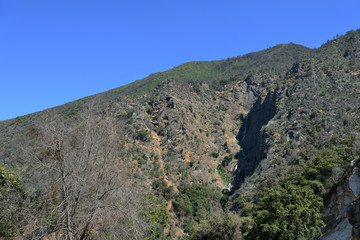 Naklejka premium Sequoia and Kings Canyon National Park mountain landscape, California, USA