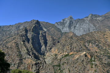 Sequoia and Kings Canyon National Park mountain landscape, California, USA