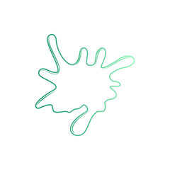 mojito splash icon. Element of splash for mobile concept and web apps icon. Thin line icon for website design and development, app development