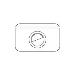 Projector icon. Element of cyber security for mobile concept and web apps icon. Thin line icon for website design and development, app development
