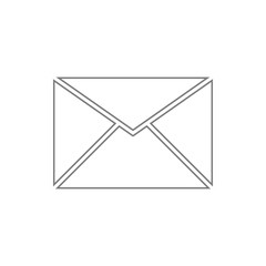 Mail icon. Element of web, minimalistic for mobile concept and web apps icon. Thin line icon for website design and development, app development
