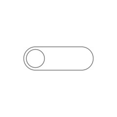 Toggle switch web icon. Element of cyber security for mobile concept and web apps icon. Thin line icon for website design and development, app development