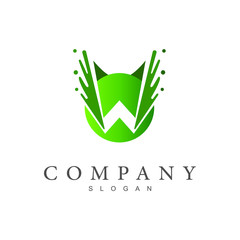 motion letter w logo