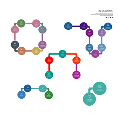 Infographic design template used for workflow layout, diagram, number options, web design vector