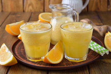 Natural fresh orange juice