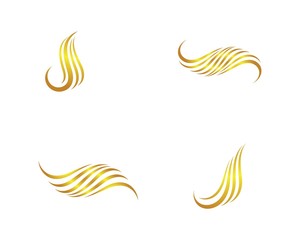 Obraz na płótnie Canvas Hair symbol illustration