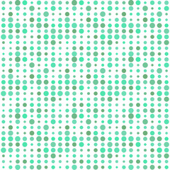 Seamless abstract pattern background with a variety of colored circles.