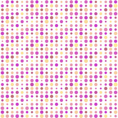 Seamless abstract pattern background with a variety of colored circles.