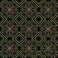 Seamless background pattern with a variety of multicolored lines.