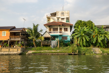 Chao Phraya riverside houses