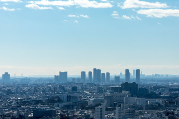 東京世田谷から川崎市方面の風景