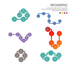Infographic design template used for workflow layout, diagram, number options, web design vector