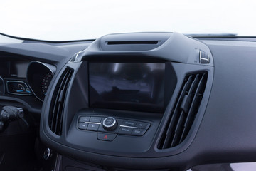 Obraz na płótnie Canvas infotainment system in the car