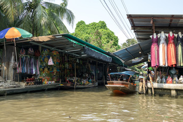 Obraz premium shops in Damnoen Saduak