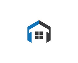 Real estate logo icon illustration