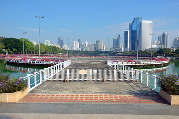 Benjakitti Park in Bangkok, Thailand