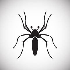 Spider Insect icon on white background for graphic and web design, Modern simple vector sign. Internet concept. Trendy symbol for website design web button or mobile app