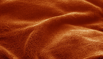 Fototapeta premium Sack cloth texture in orange color.