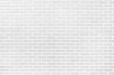 White brick wall texture background material of industry building construction. for design