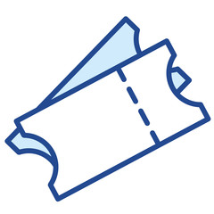 Zugticket, Fahrschein, Karte Vector Icon Illustration