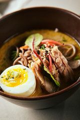 soup noodles with coconut milk buckwheat noodle