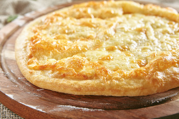 Megrelian Khachapuri with Melted Burnt Cheese