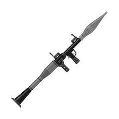 Isolated object of weapon and gun icon. Set of weapon and army stock vector illustration.