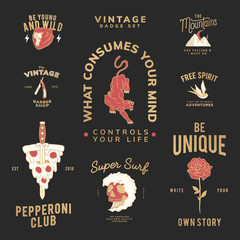 Motivational badge collection © Rawpixel.com