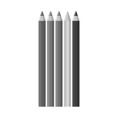 Isolated object of office and supply symbol. Set of office and school stock symbol for web.