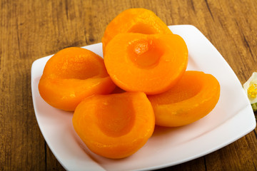 Canned peaches