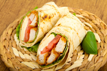 Chicken bread roll