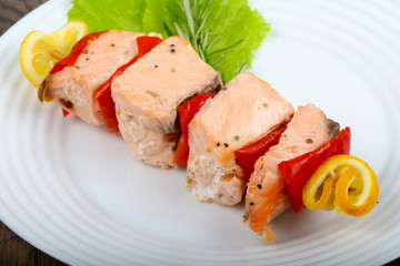 Salmon Skewer