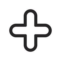 Plus vector icon
